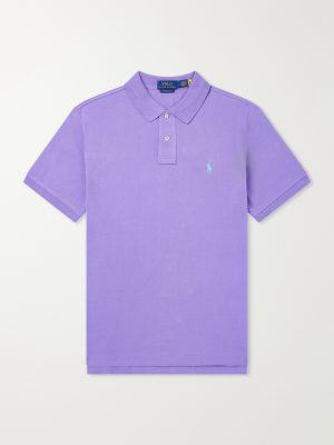 Logo-Embroidered Cotton-Piqué Polo Shirt Logo-Embroidered Cotton-Piqué Polo Shirt
