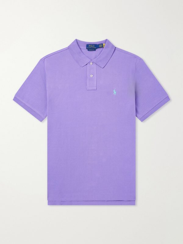 Logo-Embroidered Cotton-Piqué Polo Shirt Logo-Embroidered Cotton-Piqué Polo Shirt