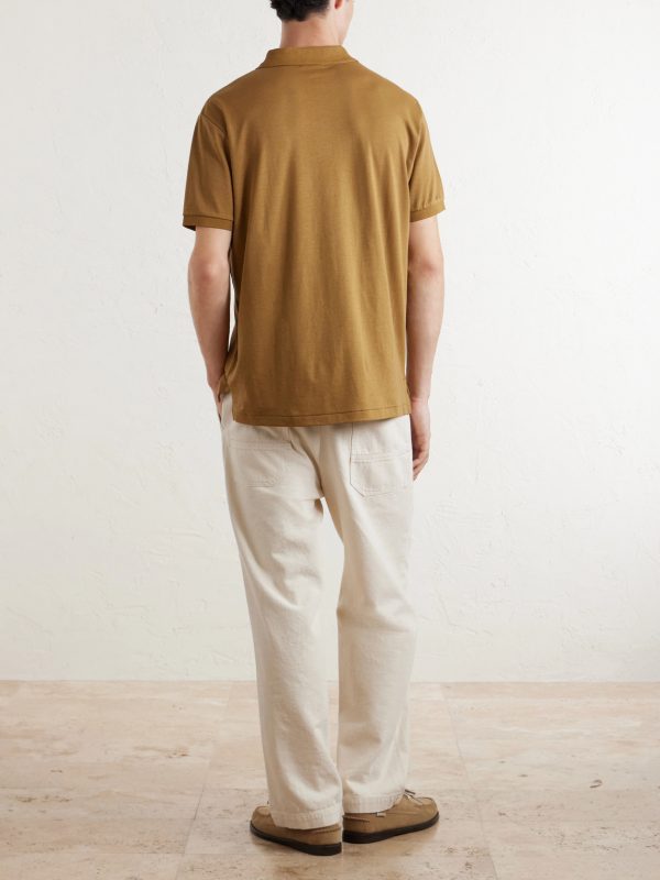 Logo-Embroidered Cotton-Jersey Polo Shirt - BK Logo-Embroidered Cotton-Jersey Polo Shirt - BK