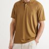 Logo-Embroidered Cotton-Jersey Polo Shirt - FR Logo-Embroidered Cotton-Jersey Polo Shirt - FR