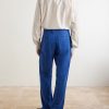 Straight-Leg Linen and Cotton-Blend Trousers - BK Straight-Leg Linen and Cotton-Blend Trousers - BK
