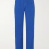 Straight-Leg Linen and Cotton-Blend Trousers Straight-Leg Linen and Cotton-Blend Trousers