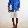 Logo-Embroidered Cotton Shirt - OU Logo-Embroidered Cotton Shirt - OU