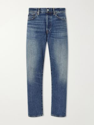 Straight-Leg Distressed Jeans Straight-Leg Distressed Jeans