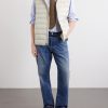 Straight-Leg Distressed Jeans - OU Straight-Leg Distressed Jeans - OU