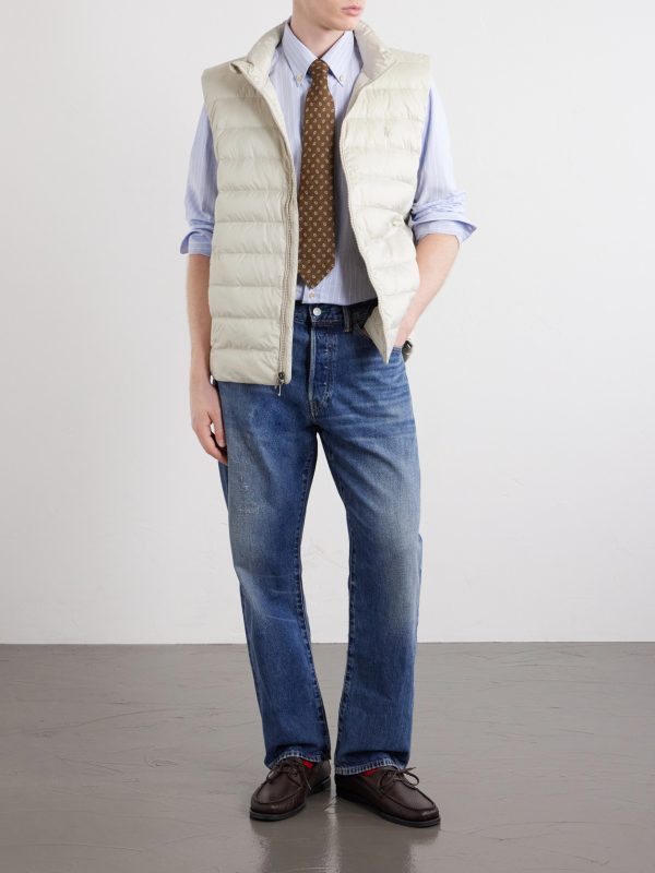 Straight-Leg Distressed Jeans - OU Straight-Leg Distressed Jeans - OU