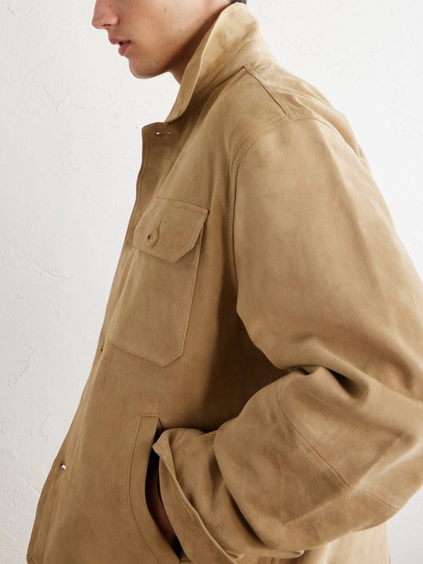 Panelled Suede Jacket - E1 Panelled Suede Jacket - E1