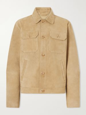 Panelled Suede Jacket