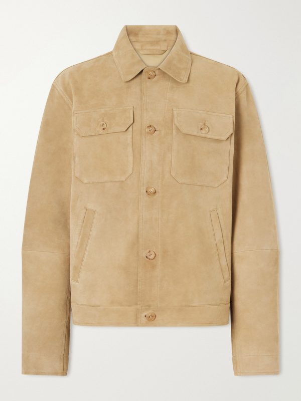 Panelled Suede Jacket Panelled Suede Jacket