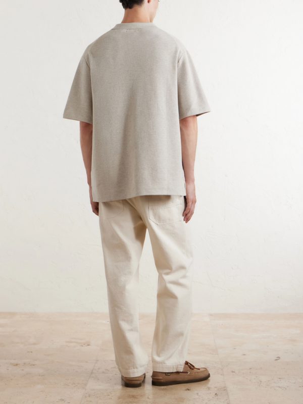 Convertible-Collar Logo-Embroidered Cotton-Piqué Shirt - BK Convertible-Collar Logo-Embroidered Cotton-Piqué Shirt - BK