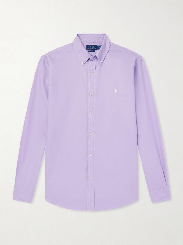Logo-Embroidered Cotton Shirt Logo-Embroidered Cotton Shirt
