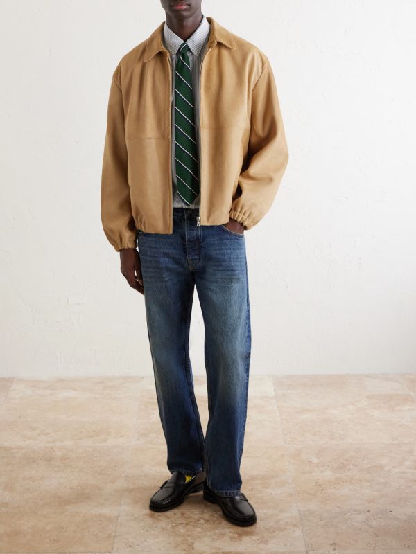Logo-Embroidered Striped Cotton Shirt - OU Logo-Embroidered Striped Cotton Shirt - OU