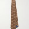 8cm Paisley-Print Linen Tie