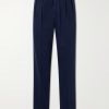Straight-Leg Stretch Cotton-Blend Trousers Straight-Leg Stretch Cotton-Blend Trousers