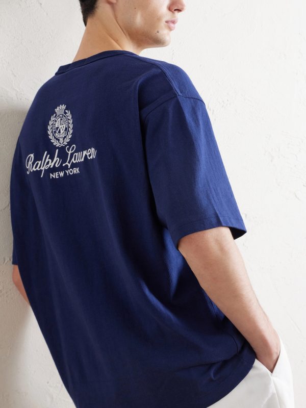 Logo-Embroidered Cotton-Jersey T-Shirt - CU Logo-Embroidered Cotton-Jersey T-Shirt - CU