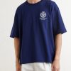 Logo-Embroidered Cotton-Jersey T-Shirt - FR Logo-Embroidered Cotton-Jersey T-Shirt - FR