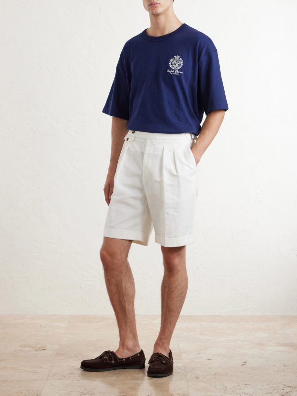 Logo-Embroidered Cotton-Jersey T-Shirt - OU Logo-Embroidered Cotton-Jersey T-Shirt - OU