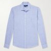 Checked-Woven Linen Shirt Checked-Woven Linen Shirt