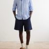 Checked-Woven Linen Shirt - OU Checked-Woven Linen Shirt - OU