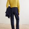 Straight-Leg Cotton Trousers - BK Straight-Leg Cotton Trousers - BK