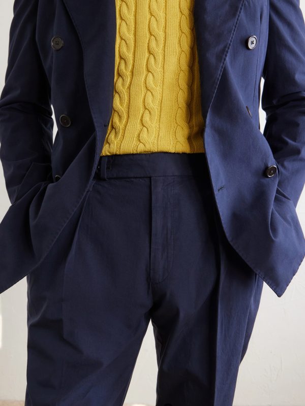 Straight-Leg Cotton Trousers - CU Straight-Leg Cotton Trousers - CU