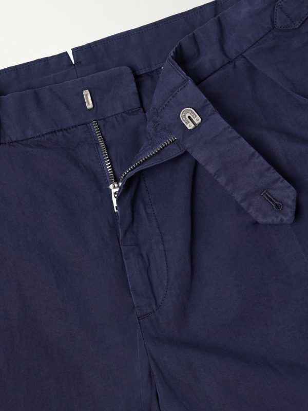 Straight-Leg Cotton Trousers - E1 Straight-Leg Cotton Trousers - E1