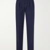 Straight-Leg Cotton Trousers Straight-Leg Cotton Trousers