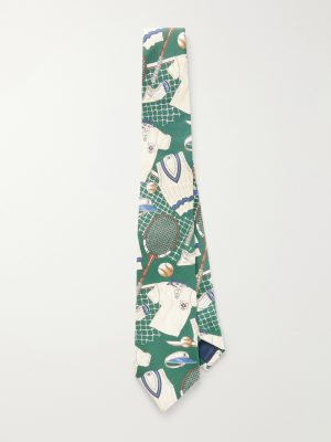 9cm Printed Silk-Twill Tie