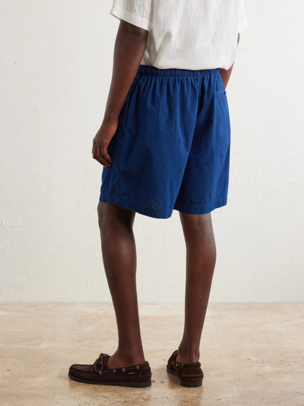 Wide-Leg Cotton-Woven Shorts - BK Wide-Leg Cotton-Woven Shorts - BK