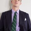 9cm Striped Silk and Cotton-Blend Twill Tie - FR 9cm Striped Silk and Cotton-Blend Twill Tie - FR