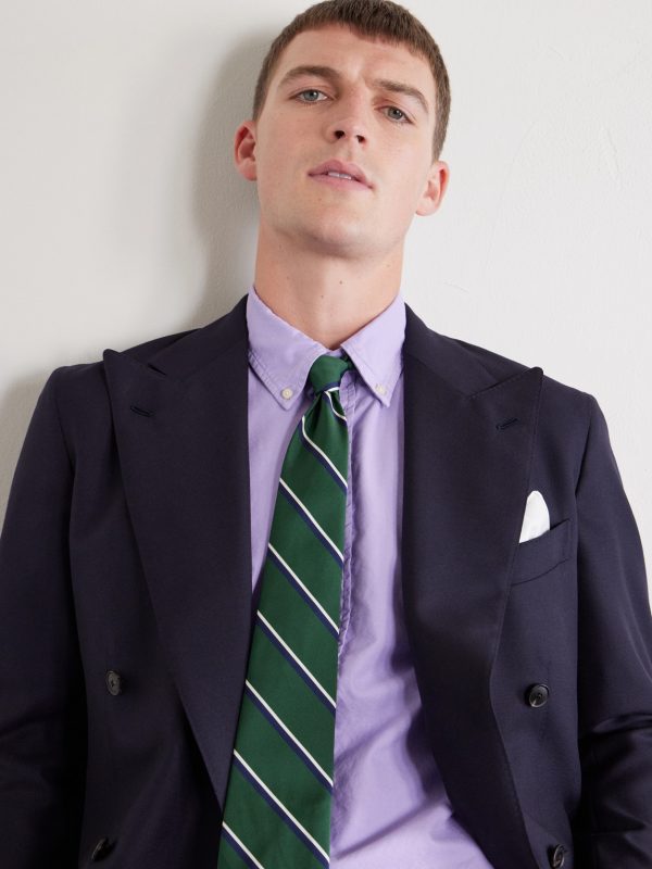 9cm Striped Silk and Cotton-Blend Twill Tie - FR 9cm Striped Silk and Cotton-Blend Twill Tie - FR