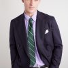 9cm Striped Silk and Cotton-Blend Twill Tie - OU 9cm Striped Silk and Cotton-Blend Twill Tie - OU