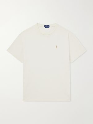 Logo-Embroidered Cotton-Jersey T-Shirt Logo-Embroidered Cotton-Jersey T-Shirt