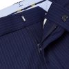 Straight-Leg Pinstriped Wool-Blend Suit Trousers - E1 Straight-Leg Pinstriped Wool-Blend Suit Trousers - E1