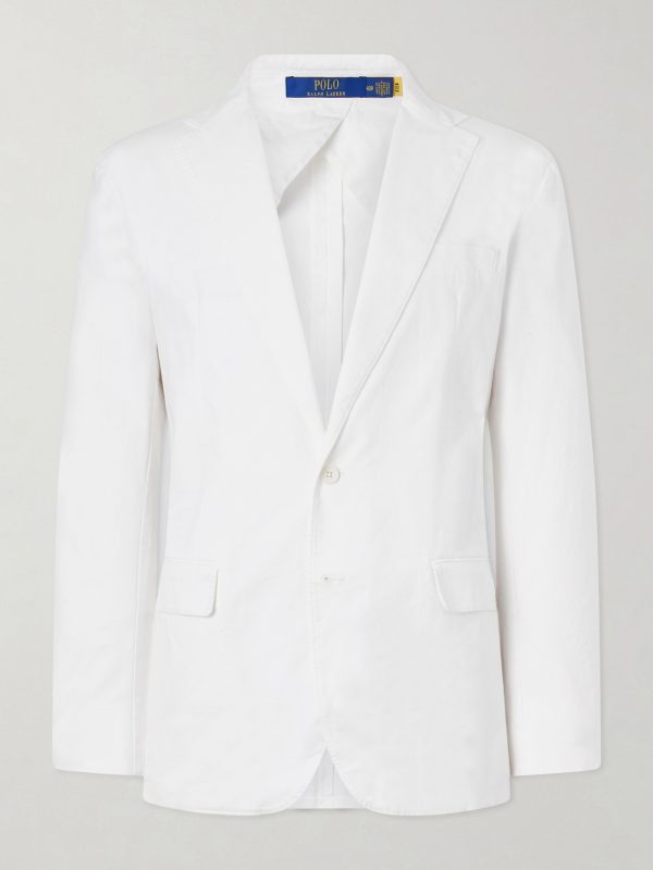 Cotton-Blend Blazer