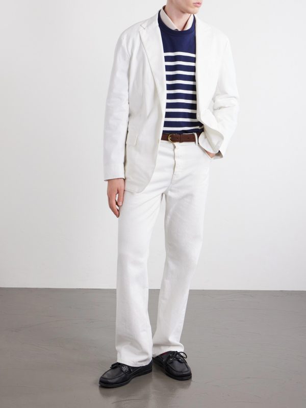 Cotton-Blend Blazer - OU