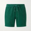 Straight-Leg Cotton Shorts