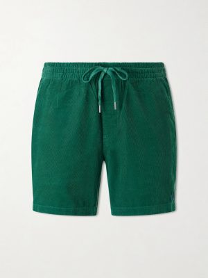 Straight-Leg Cotton Shorts Straight-Leg Cotton Shorts