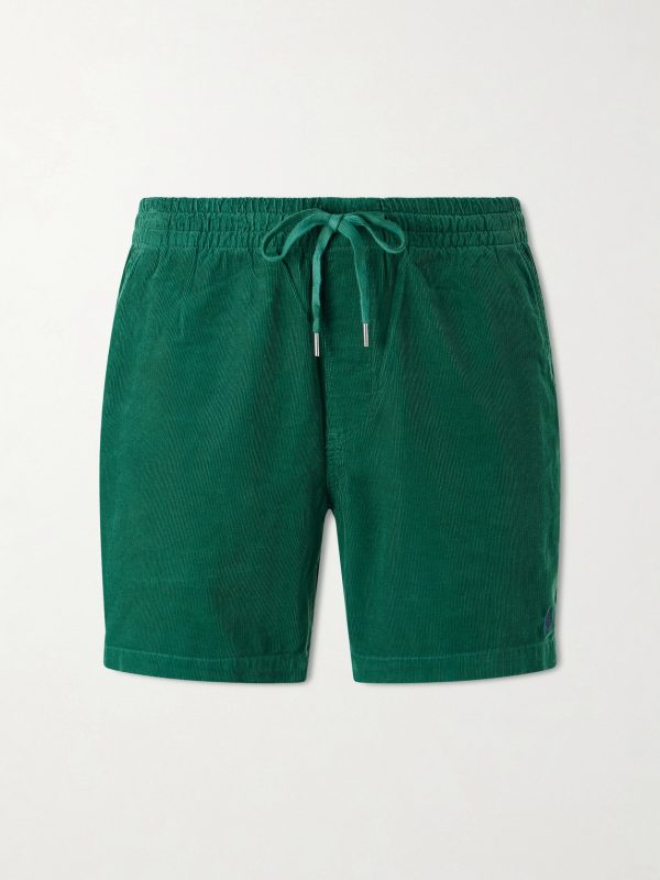 Straight-Leg Cotton Shorts