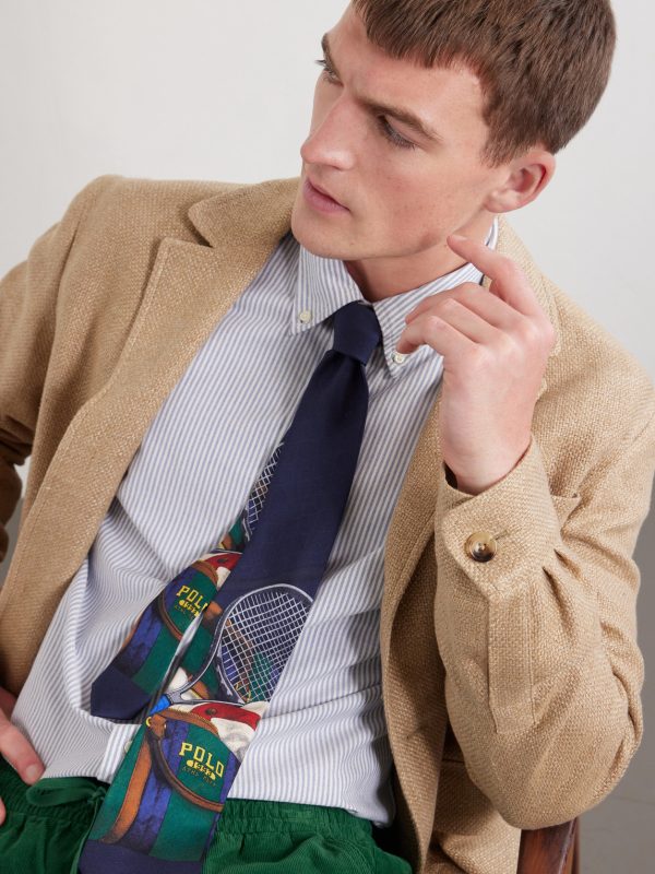 9cm Printed Silk-Twill Tie - FR