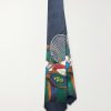 9cm Printed Silk-Twill Tie
