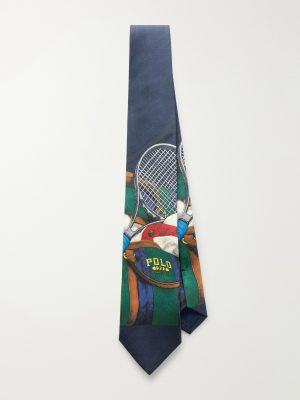 9cm Printed Silk-Twill Tie
