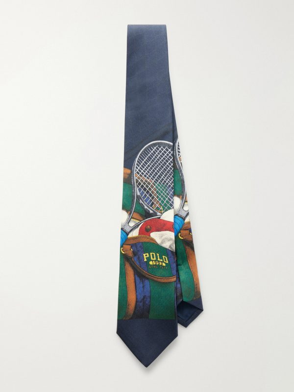 9cm Printed Silk-Twill Tie