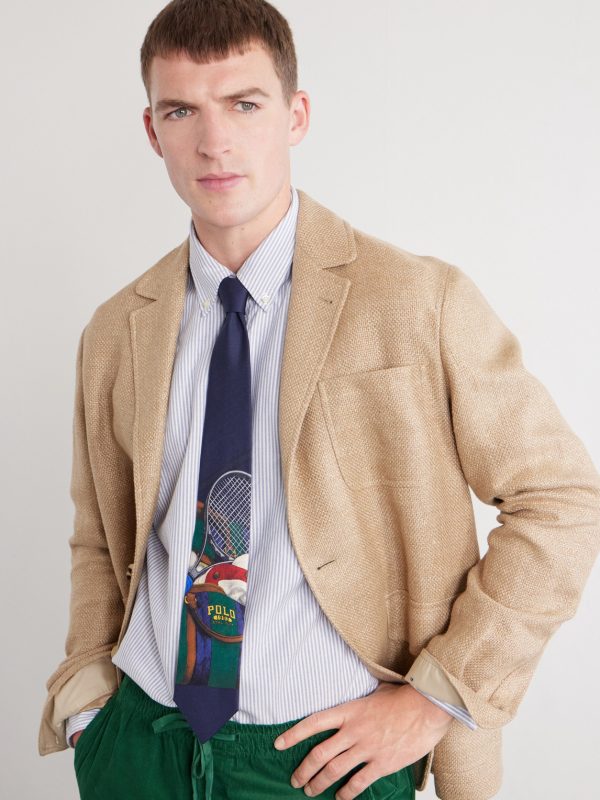 9cm Printed Silk-Twill Tie - OU