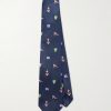 8cm Embroidered Silk Tie 8cm Embroidered Silk Tie