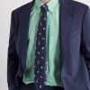 8cm Embroidered Silk Tie - OU 8cm Embroidered Silk Tie - OU