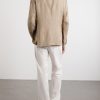 Houndstooth Linen-Blend Blazer - BK Houndstooth Linen-Blend Blazer - BK