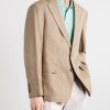 Houndstooth Linen-Blend Blazer - FR Houndstooth Linen-Blend Blazer - FR