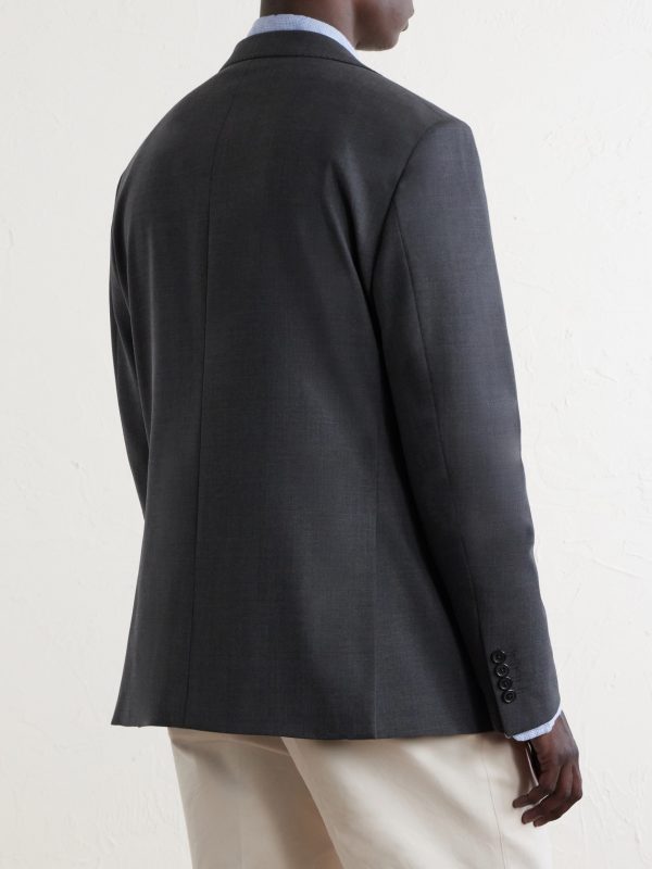 Wool-Blend Suit Jacket - BK Wool-Blend Suit Jacket - BK