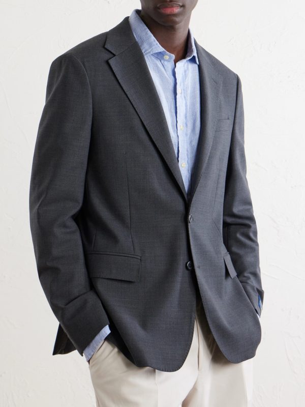 Wool-Blend Suit Jacket - FR Wool-Blend Suit Jacket - FR